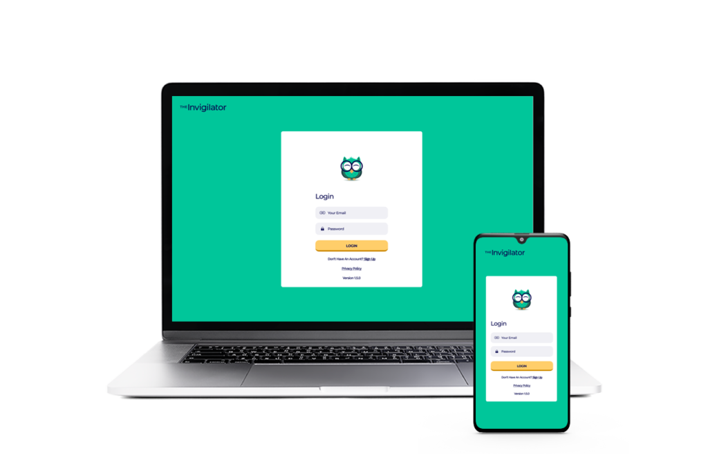 Secure Online Exam Monitoring with The Invigilator App